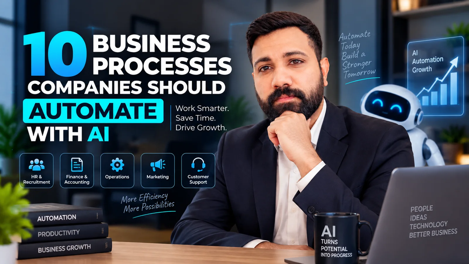10 Business Processes Companies Should Automate With AI